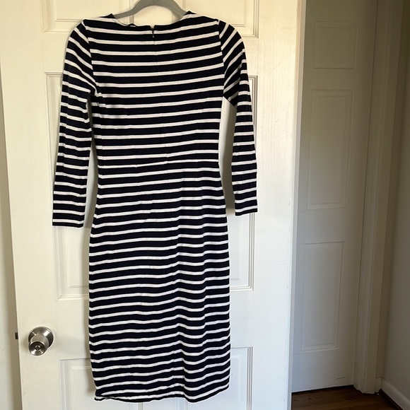 J Crew navy and white striped dress - Picture 5 of 5